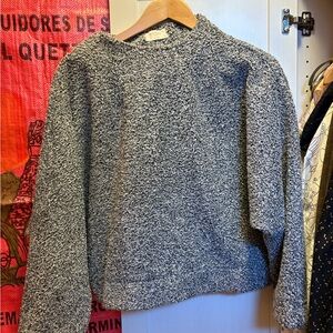 Elegant Black and White Women's Sweater